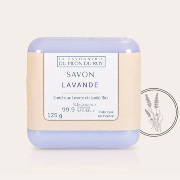 Sæbe Lavande Lavendel 125g i gruppen Kropspleje / Færdigvarer / Sæbe hos Rawfoodshop Scandinavia AB (SV125LAV)