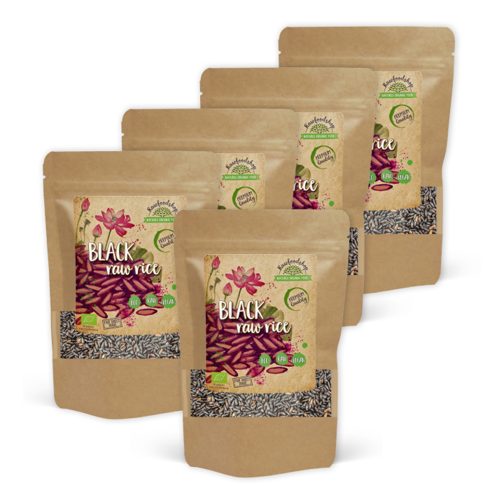 Sorte Ris ØKO 500g x 5 pakker i gruppen Råvarer & Drikke / Spisekammer / Ris & Korn hos Rawfoodshop Scandinavia AB (SVR50-SET5)