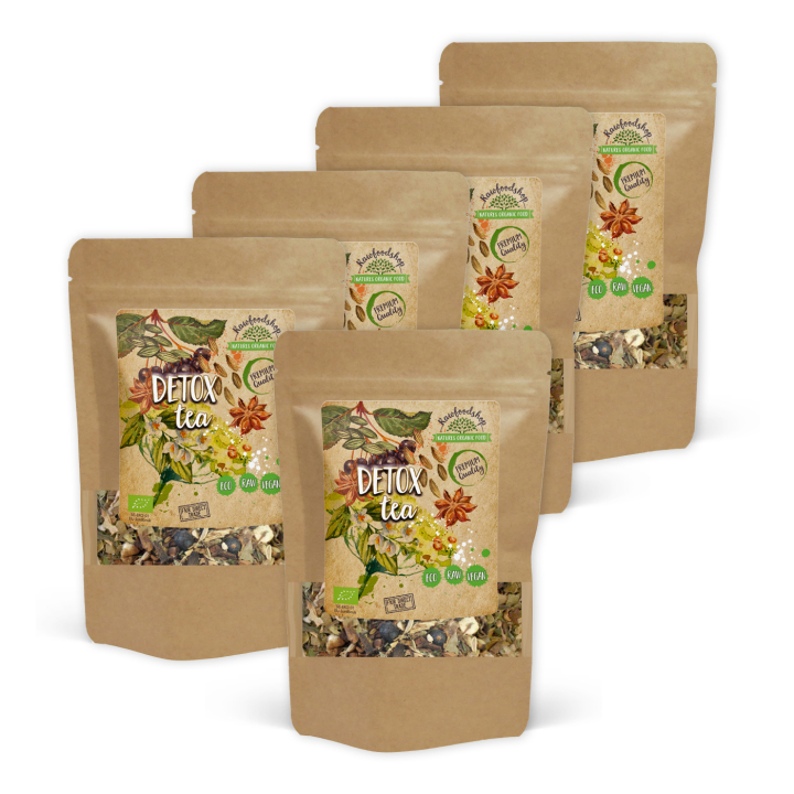 Detox Te ØKO 50g x 5 pakker i gruppen Råvarer & Drikke / Drikkevarer / Te hos Rawfoodshop Scandinavia AB (TE02-SET5)