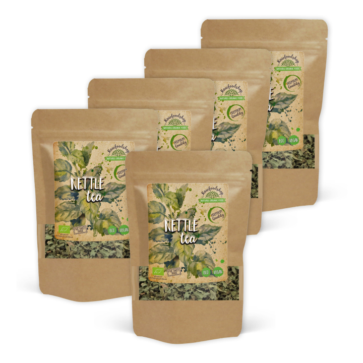 Brændenælde Te ØKO 50g x 5 pakker i gruppen Råvarer & Drikke / Drikkevarer / Te hos Rawfoodshop Scandinavia AB (TE04-SET5)
