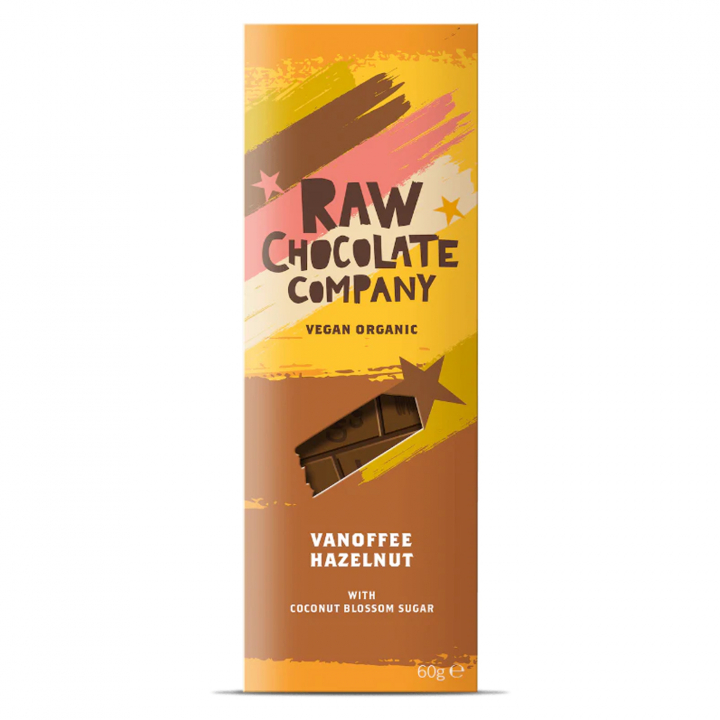 Vanoffee Hazelnut Bar ØKO 60g i gruppen Råvarer & Drikke / Slik & Chokolade / Chokolade og Bars hos Rawfoodshop Scandinavia AB (THE104)