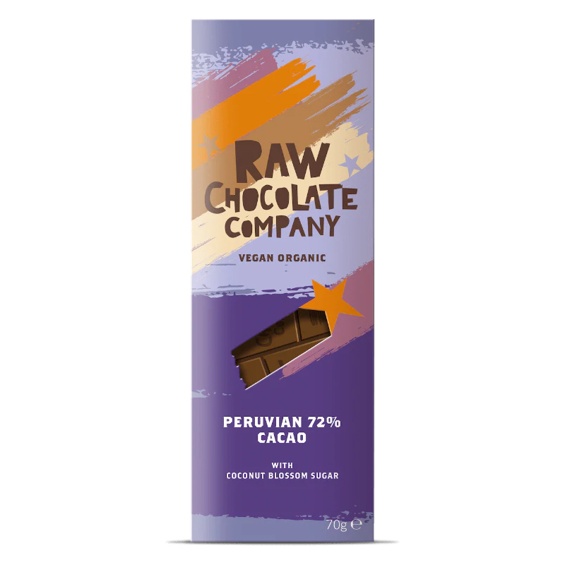 Peruvian 72% Bar 70g i gruppen Råvarer & Drikke / Bagning / Flere bageingredienser hos Rawfoodshop Scandinavia AB (THE773042-6)