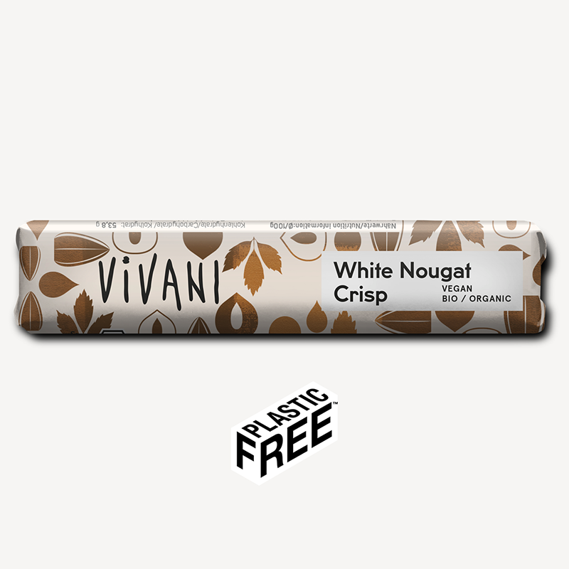 Vivani - Hvid Rismælks Nougat ØKO 35g i gruppen Råvarer & Drikke / Slik & Chokolade / Chokolade og Bars hos Rawfoodshop Scandinavia AB (VIV54378599)