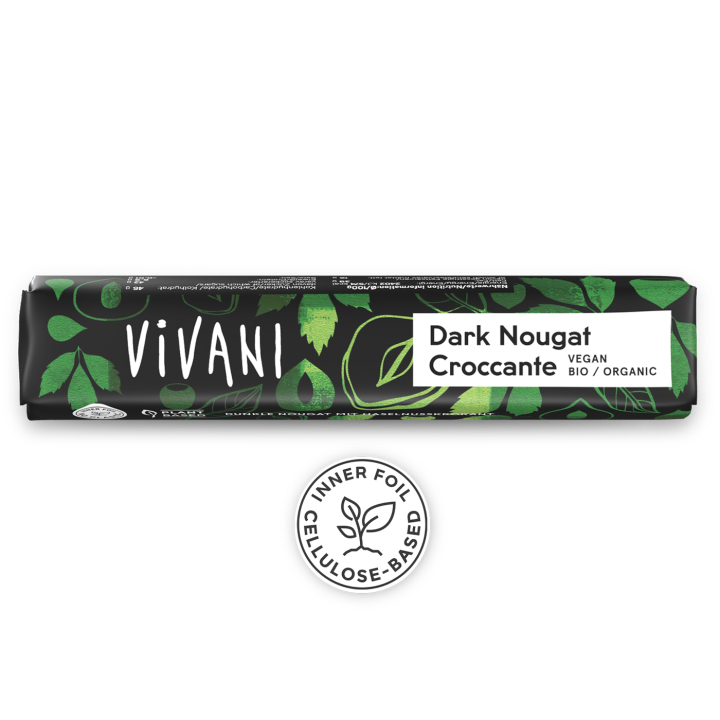 Vivani Mørk Nougat ØKO 35g i gruppen Råvarer & Drikke / Slik & Chokolade / Chokolade og Bars hos Rawfoodshop Scandinavia AB (VIVA875786478)