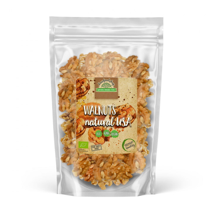 Valnødder Premium USA RAW ØKO 750g i gruppen Råvarer & Drikke / Nødder / Valnødder hos Rawfoodshop Scandinavia AB (WALUSA-7)