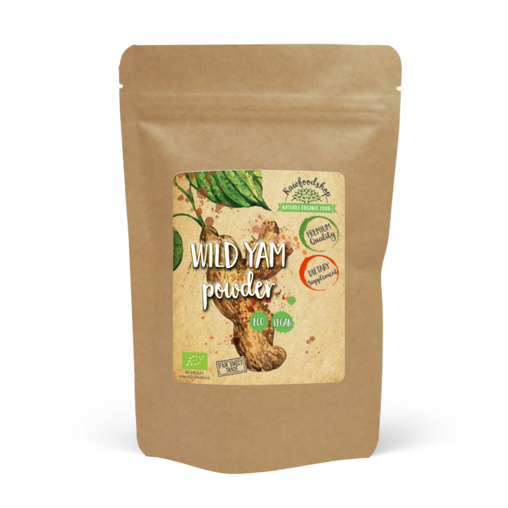 Wild Yam ØKO 125g i gruppen Helse / Urter, alger & svampe / Urter hos Rawfoodshop Scandinavia AB (YAPU01)