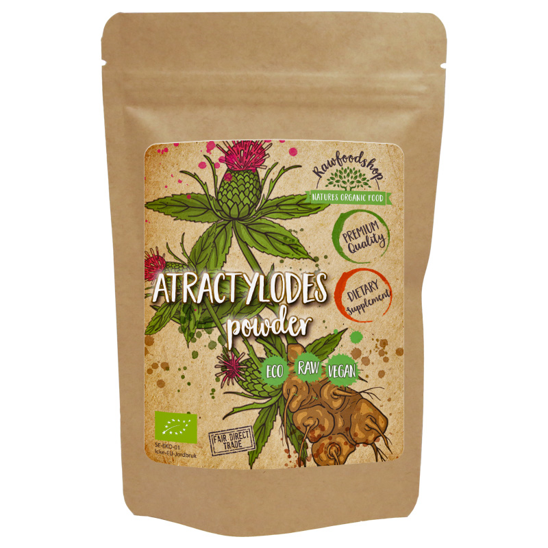 Atractylodes Pulver ØKO 100g i gruppen Helse / Urter, alger & svampe / Urter hos Rawfoodshop Scandinavia AB (ZFN0214-100)