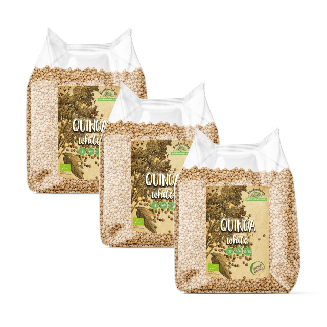 Quinoa Hvid ØKO 1kg x 3 pakker