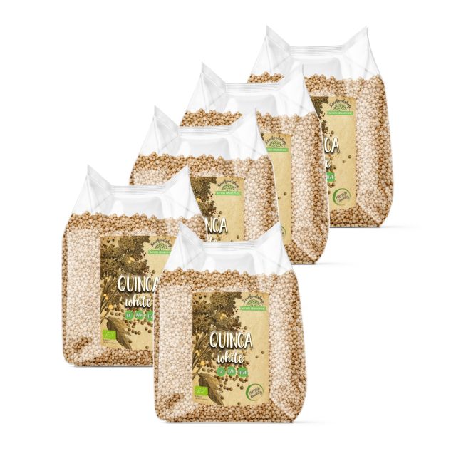 Quinoa Hvid ØKO 1kg x 5 pakker