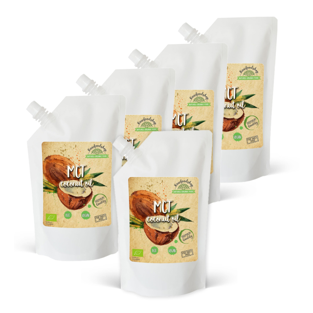 Kokosolie MCT ØKO 1000ml x 5 pakker