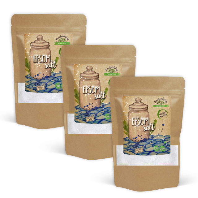 Epsom Salt 1kg x 3 pakker 