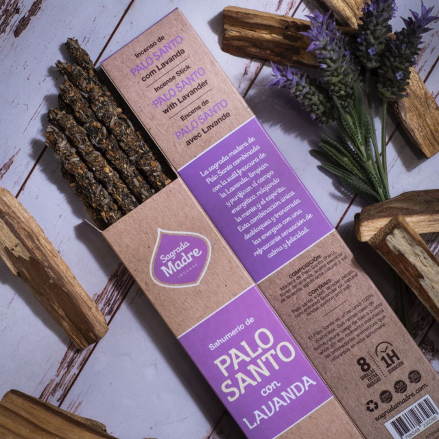 Palo Santo & Lavendel røgelsespinde 8 stk