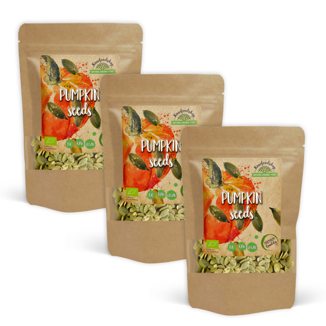 Græskarkerner ØKO 1kg x 3 pakker