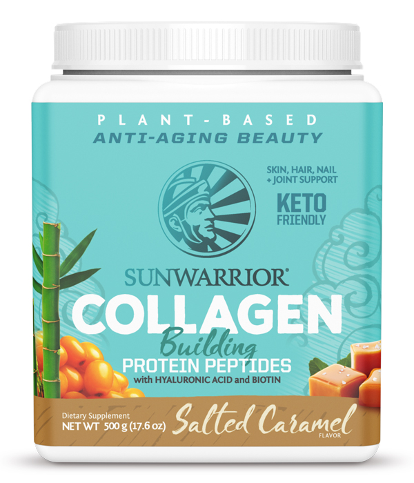 Sunwarrior Collagen Building Protein Salted Caramel ØKO 500 g
