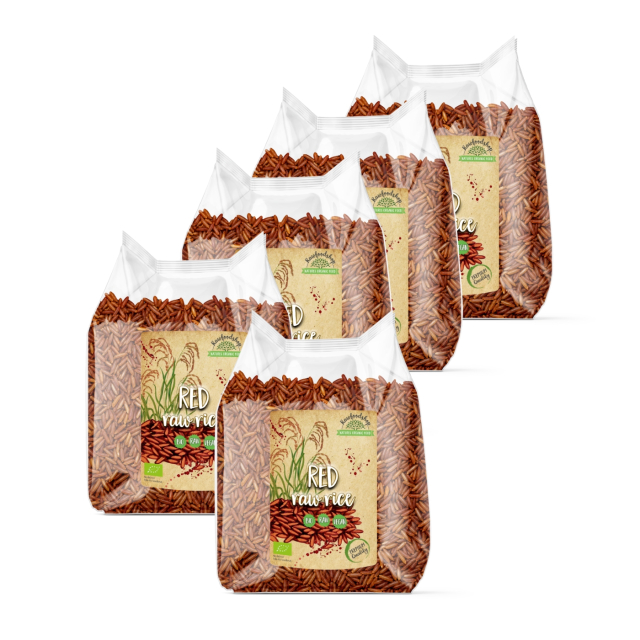 Ris Rødt ØKO 1kg x 5 pakker