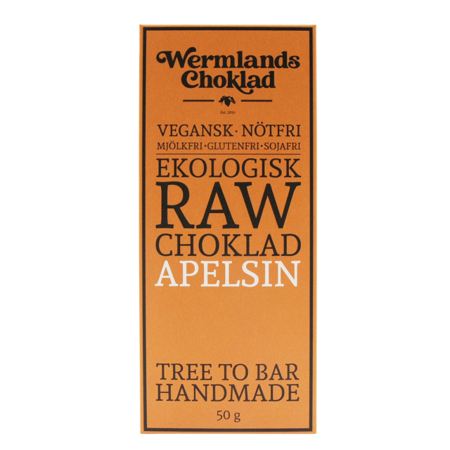 Wermlandschoklad Appelsin ØKO 50g