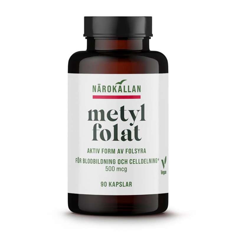 Metylfolat 90 kapsler