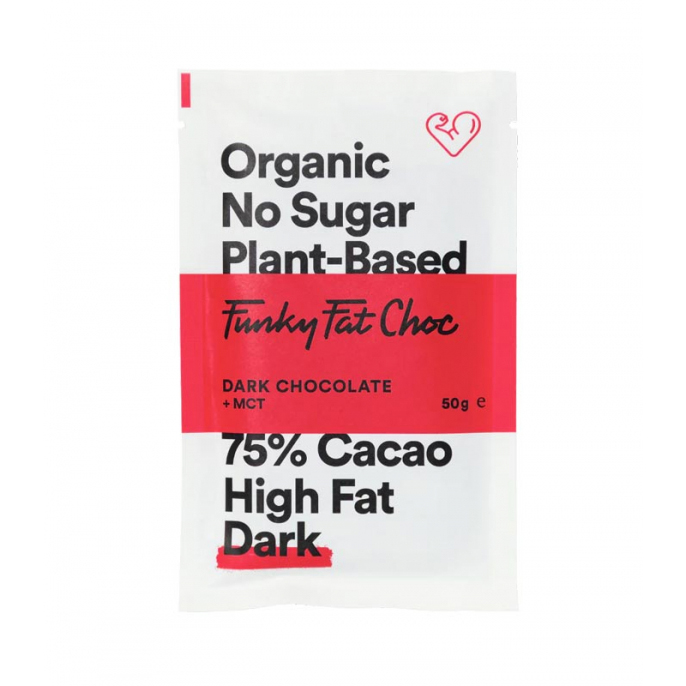 Funky Fat Foods Mørk Chokolade 50g