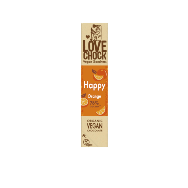 Happy Chokolade med Appelsin 79% ØKO 40g