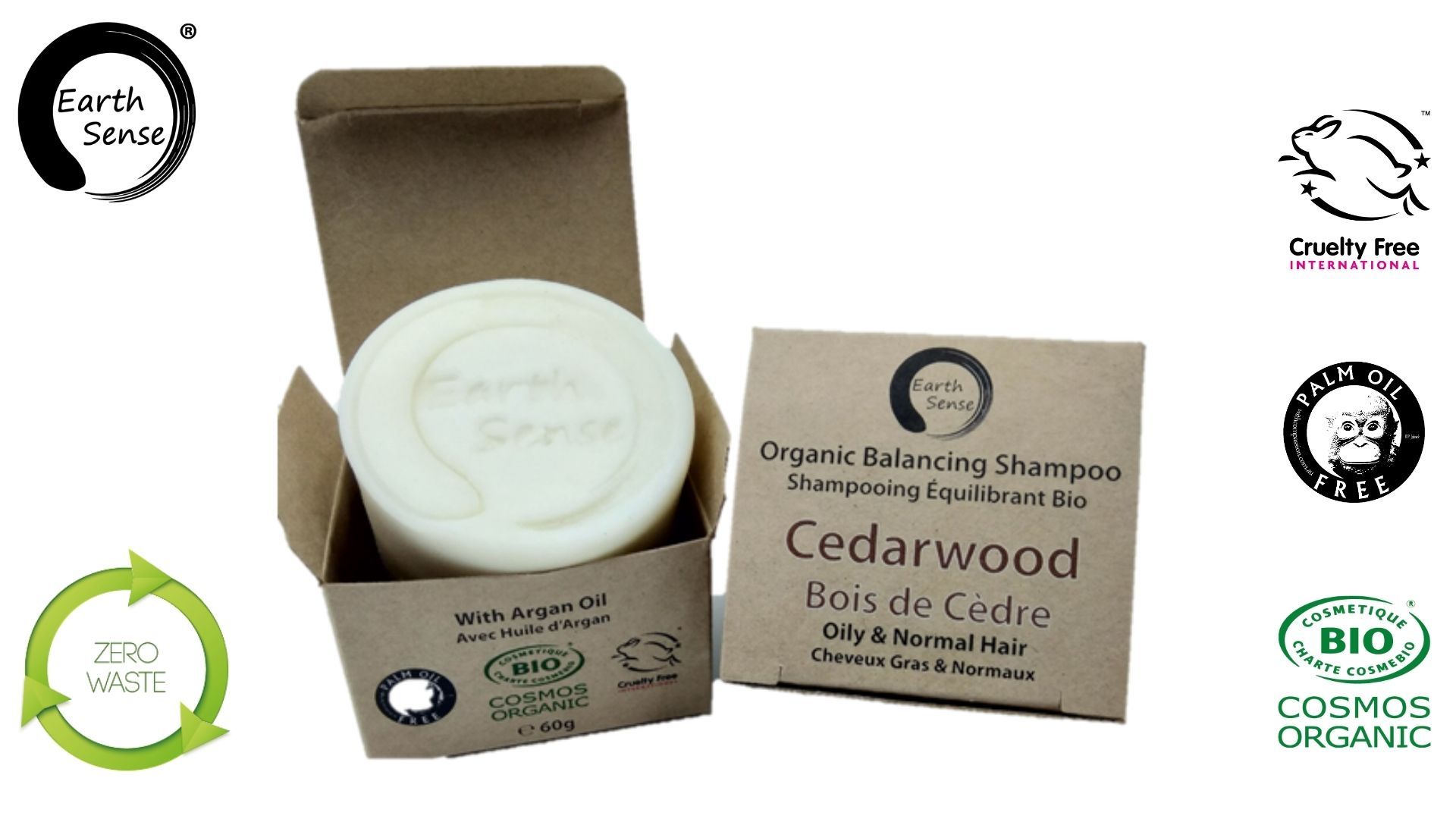 Earth Sense Shampoo Cedar 60g
