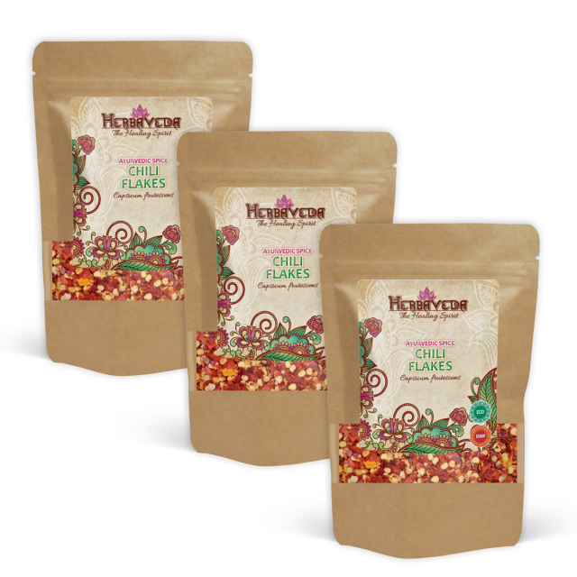 Chili Flakes ØKO 50g x 3 pakker