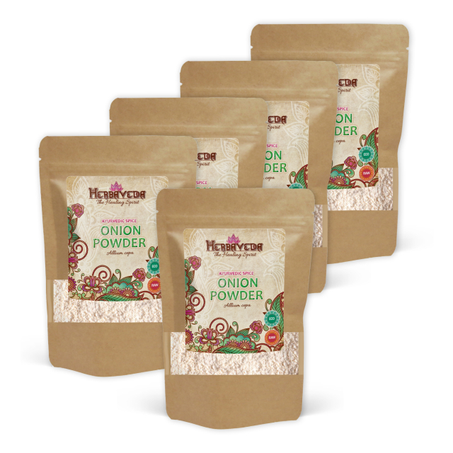 Løgpulver ØKO 100g x 5 pakker