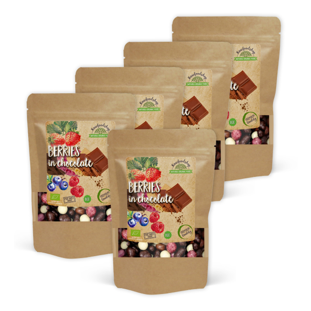 Bær i Chokolade ØKO 100g x 5 pakker