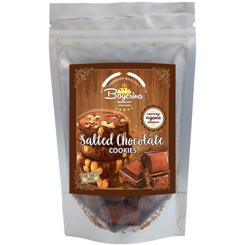 Bagerina Saltede Chokoladekager ØKO 100g