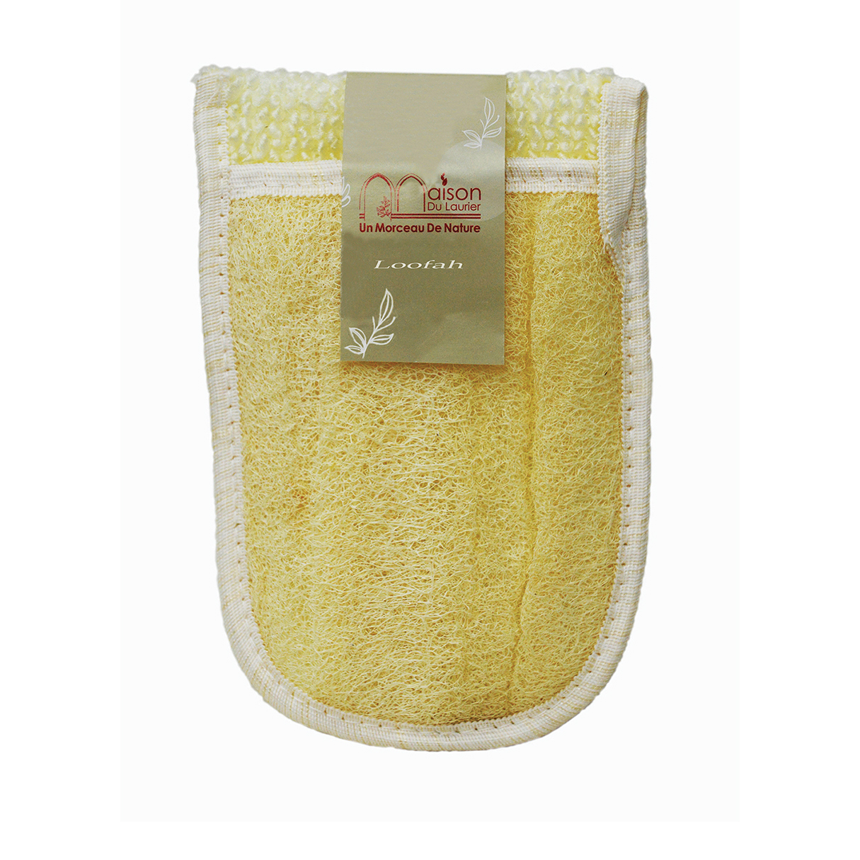 Loofah Dobbeltsidet Skrubbehandske