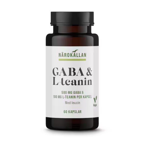 GABA & L-teanin 60 kapsler