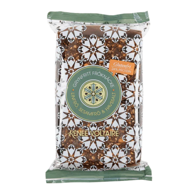 Kornfri Frøknækbrød Hørfrø, Sesamfrø & Havsalt 170g