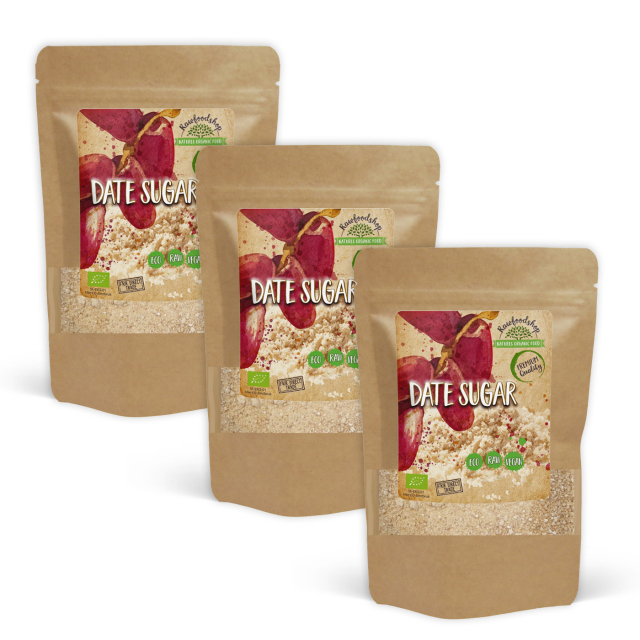 Dadelsukker ØKO 1kg x 3 pakker