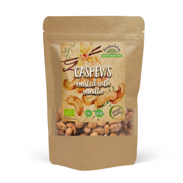 Cashewnødder Ristede med Vanilje ØKO 250g