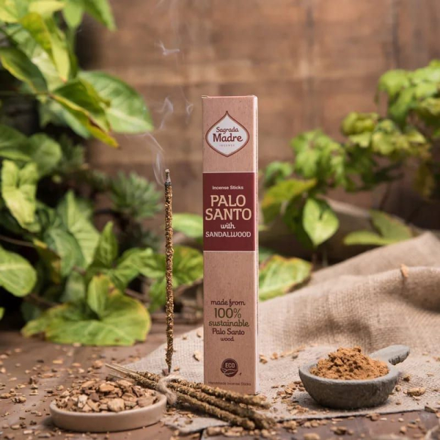 Palo Santo & Sandeltræ Røgelsespinde 8 stk