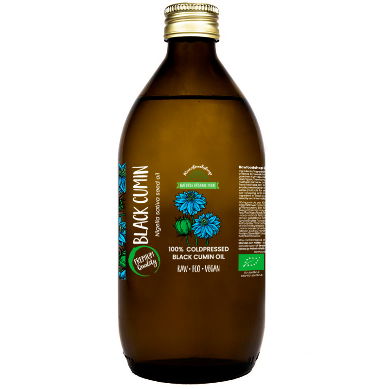 Sort Kommenolie koldpresset ØKO 50ml