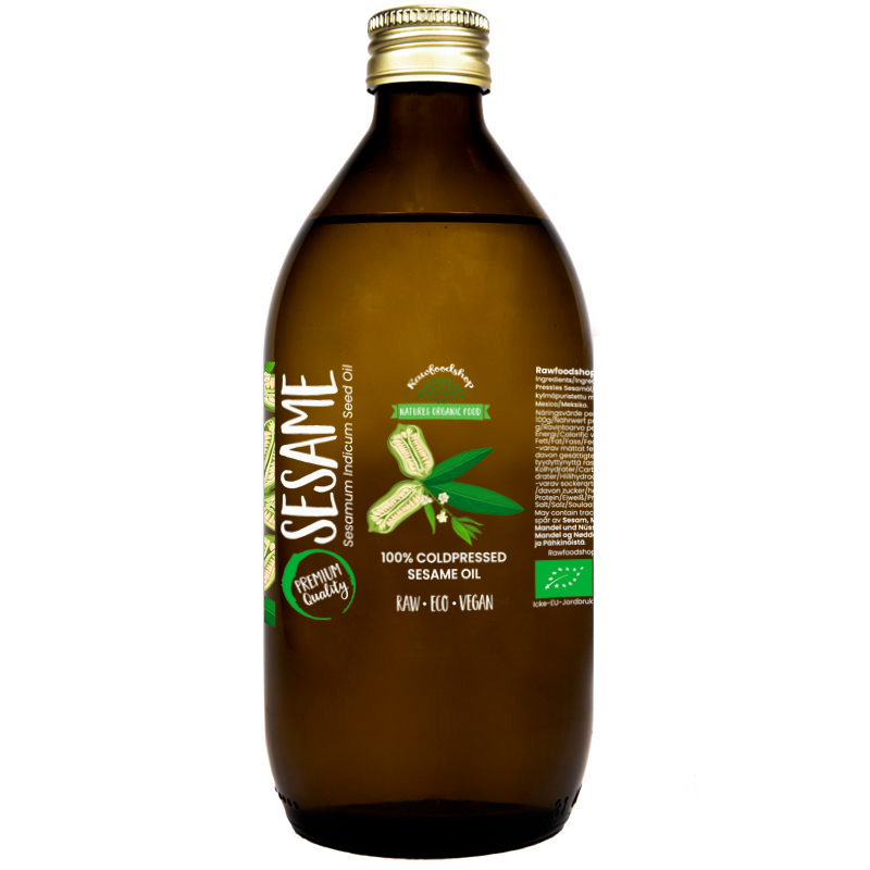 Sesamolie koldpresset ØKO 500 ml