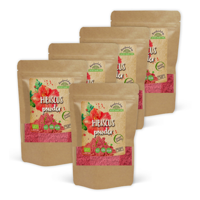 Hibiscus Pulver ØKO 125g x 5 pakker