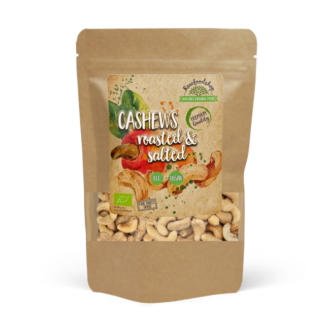 Cashewnødder Ristede & Saltede ØKO 1kg