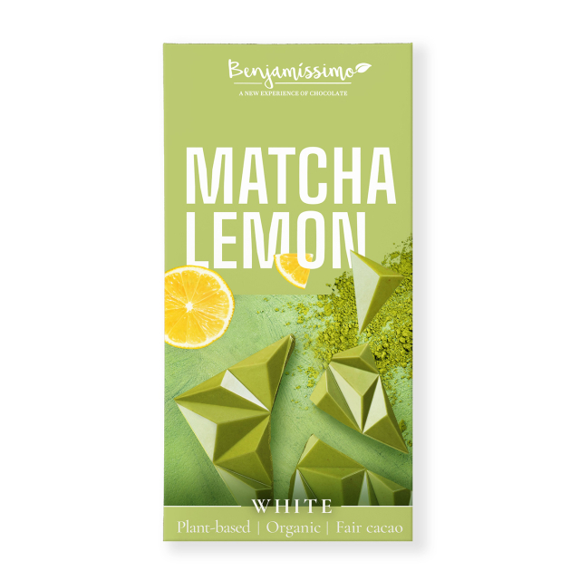 Chokolade Hvid Matcha & Citron ØKO 60g