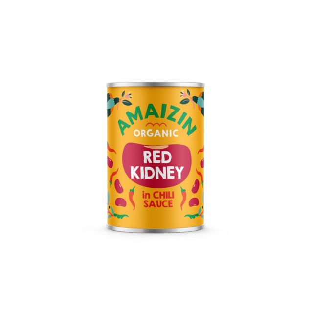 Røde Kidneybønner med Chili ØKO 400g