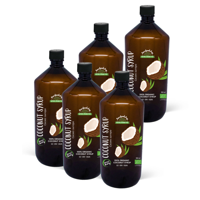 Kokossirup ØKO 1000ml x 5 flasker
