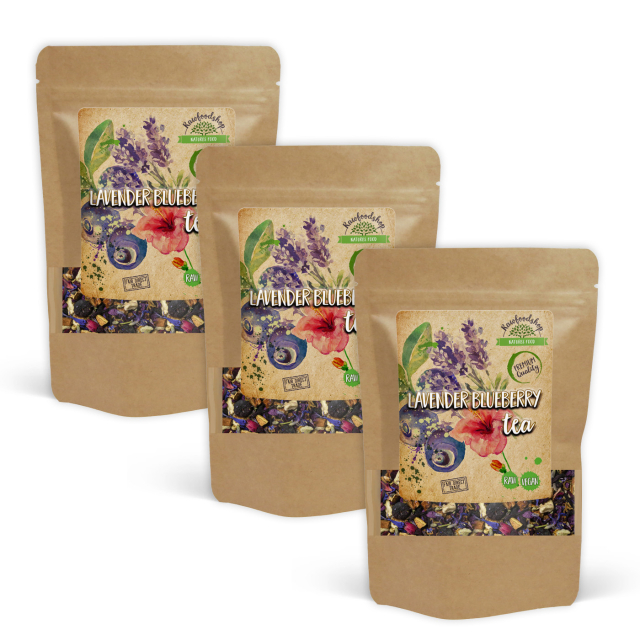 Lavender Blueberry Te 50g x 3 pakker