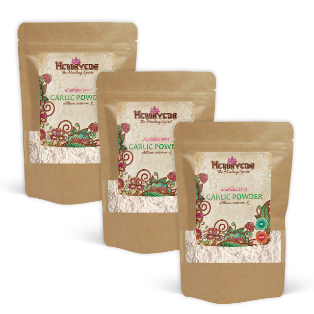 Hvidløgspulver ØKO 50g x 3 pakker