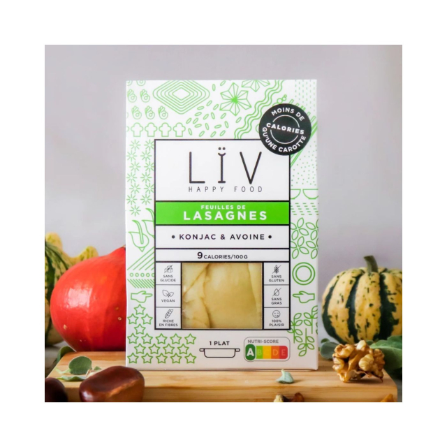 Shirataki Lasagneplader Low Carb 200g