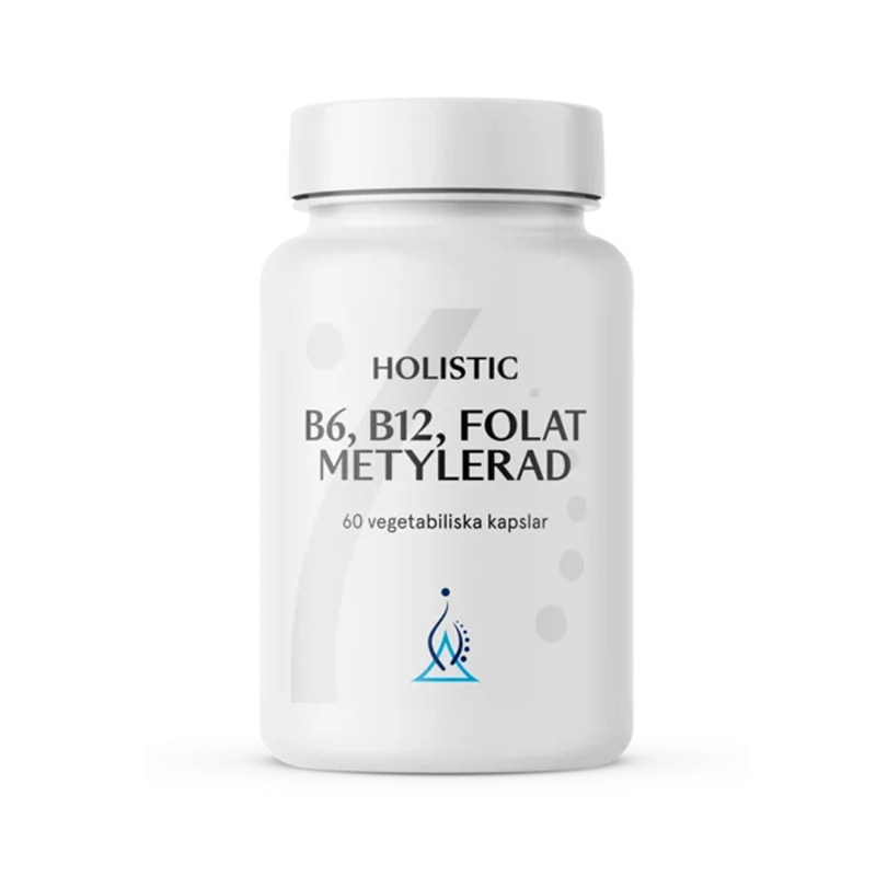 Holistic B6, B12, Folat Metyleret 60 kaps