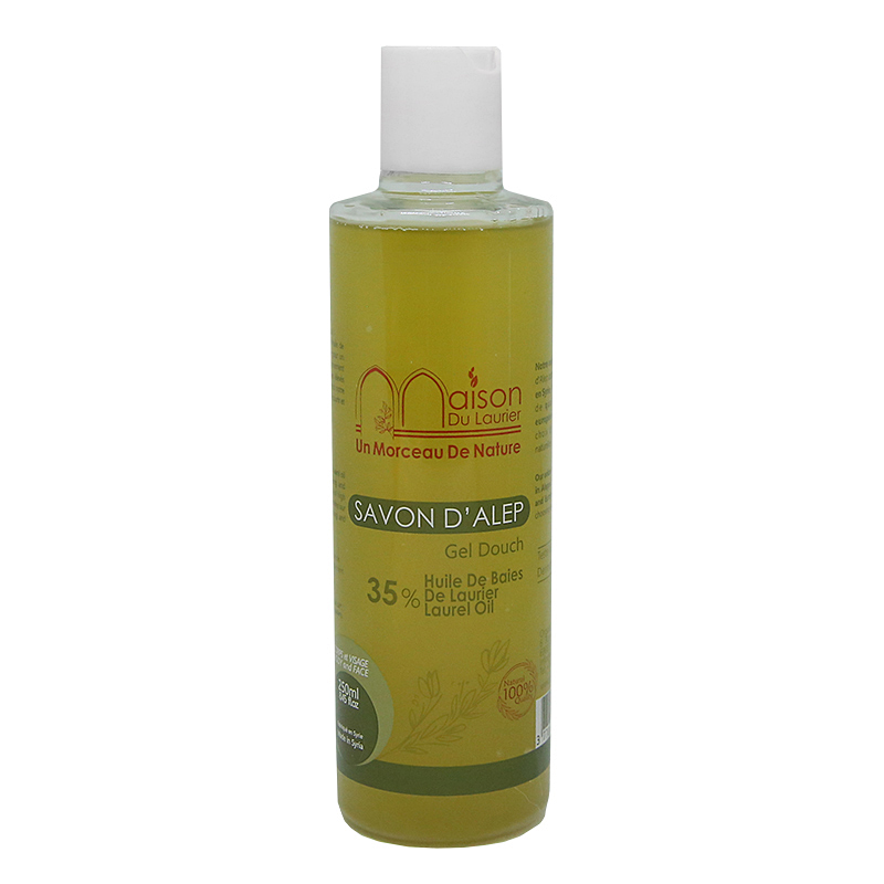 Alepposæbe Showergel Laurbærolie 35% 250ml