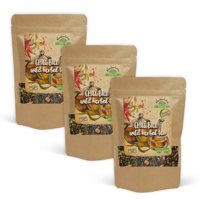 Chill Bill Vild Urtete 100g x 3 pakker