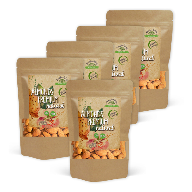 Mandler Premium RAW 1kg 5 pakker