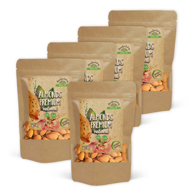 Mandler Premium RAW 500g x 5 pakker