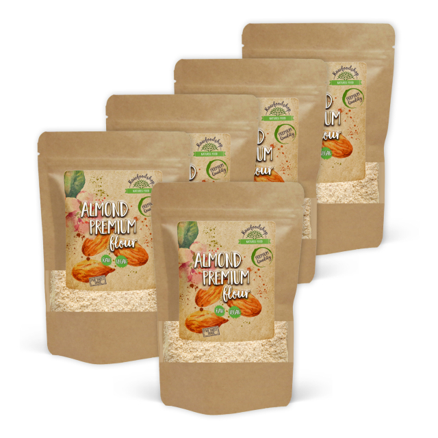 Mandelmel Premium RAW 500g x 5 pakker